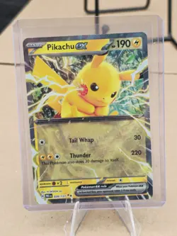 ++ Pokemon card game TCG Pikachu ex svM 038/175 Holo English - Image 1