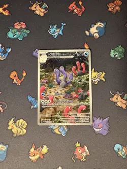 Pokemon Cards Wugtrio 224/091 Illustration Rare Paldean Fates - (NM) - Image 1