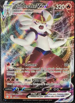 Cinderace VMAX 019/072 Shining Fates Holo - Pokemon Card - Image 1