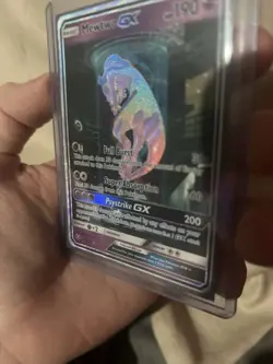 Pokemon Mewtwo GX TCG Shining Legends Holo Card 78/73 Secret Rare - Image 4