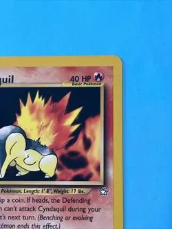 1st Edition Cyndaquil - Neo Genesis - #56/111 - Vintage Pokemon Card 2000 WOTC - Image 2