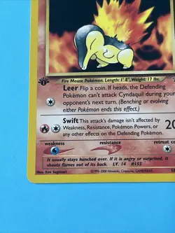 1st Edition Cyndaquil - Neo Genesis - #56/111 - Vintage Pokemon Card 2000 WOTC - Image 4