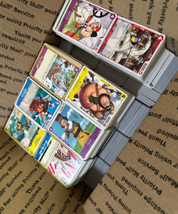 3000 + One Piece Card 15 lbs Bulk Lot OP TCG CCG English Medium Flat Rate Box NM - Image 1
