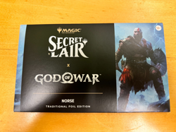 NEW in Hand Secret Lair x God of War Norse | FOIL | Playstation Drop Sealed - Image 1