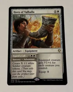 MTG - Horn of Valhalla - Commander Legends: Battle for Baldur's Gate NM - Image 1