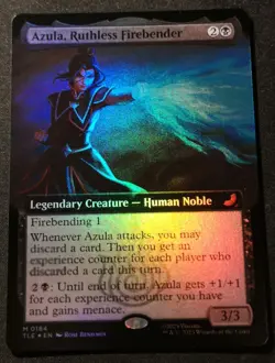Azula, Ruthless Firebender - Foil - Extended Art - TLE - MTG - EN - NM - 0184 - Image 1