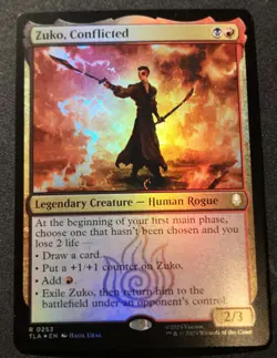 Zuko, Conflicted - Foil - TLA - MTG - EN - NM - 0253 - Image 1