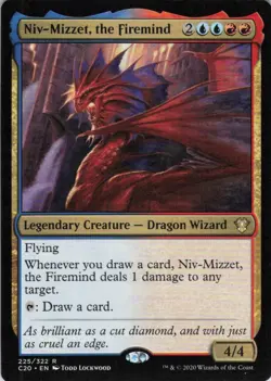 MTG Niv-Mizzet, the Firemind (225) | LP | Commander 2020 {C20} - Image 1