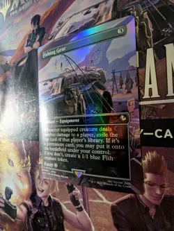 MTG Fishing Gear (Borderless) Commander: Final Fantasy Foil NM - Image 3