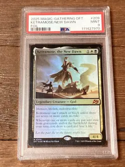 2025 MTG AETHERDRIFT FOIL #209 KETRAMOSE, THE NEW DAWN PSA 9 - Image 1