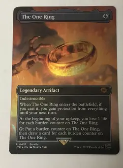The One Ring (Borderless) Unique and Miscellaneous Promo Foil - Image 1