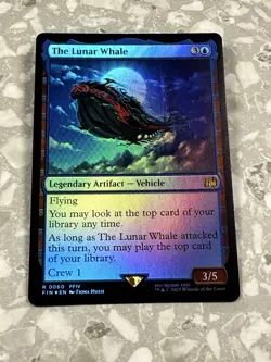 The Lunar Whale #60 FOIL MTG Final Fantasy FIN NM X1 - Image 1