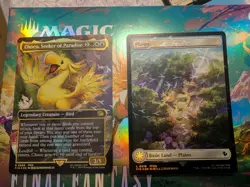 MTG Choco, Seeker of Paradise & Plains (Borderless) Chocobo Track Foil NM - Image 1
