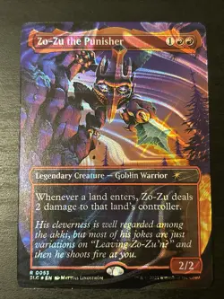 MTG Halo Foil Zo-Zu the Punisher Secret Lair Encyclopedia Magic the Gathering - Image 1