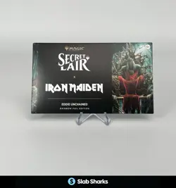 MAGIC THE GATHERING SECRET LAIR IRON MAIDEN EDDIE UNCHAINED RAINBOW FOIL EDITION - Image 1