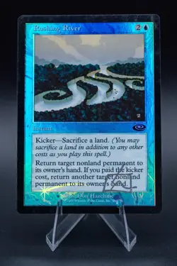 Rushing River (SIGNED): 2001 Magic the Gathering - Planeshift Foil - Image 1