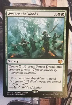 Awaken the Woods - The Brothers' War Magic The Gathering - Image 1