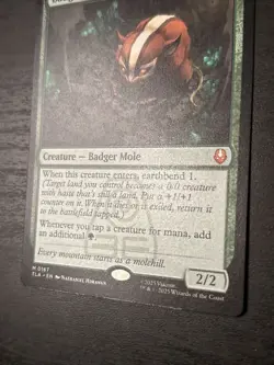 Badgermole Cub Mythic Non Foil NM Avatar: The Last Airbender #167 MTG Mythic - Image 2
