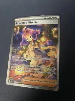 Pokemon TCG Acerola’s Mischief Card - Image 1