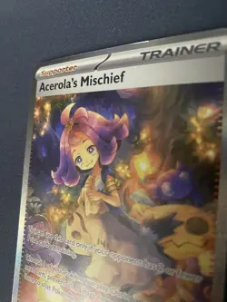 Pokemon TCG Acerola’s Mischief Card - Image 3