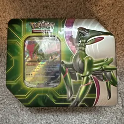 Pokemon Paradox Clash Tin Iron Leaves Ex Sealed Tin (Obsidian Temporal Twilight) - Image 1