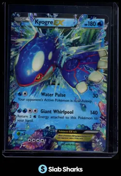 2015 POKEMON XY PRIMAL CLASH #54/160 KYOGRE EX ULTRA RARE - Image 1