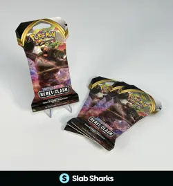 POKEMON TCG SWORD & SHIELD REBEL CLASE SLEEVES BLISTER PACKS LOT OF 4 - Image 1
