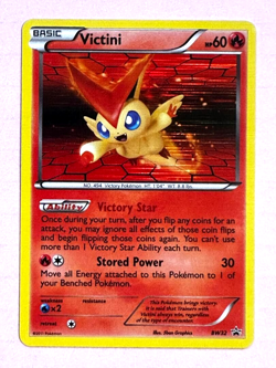 Pokemon TCG Victini BW Black Star Promos BW32 Holo Promo NM or better - Image 1