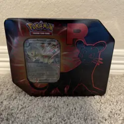 Pokemon TCG Factory Sealed Destined Rivals Team Rocket Tin - Persian New - Image 1