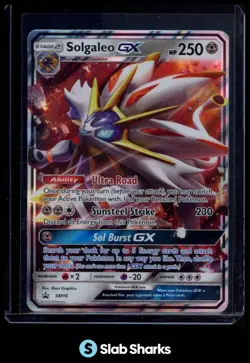 2016 POKEMON SM BLACK STAR PROMOS #SM16 SOLGALEO GX LEGENDS OF ALOLA TINS - Image 1