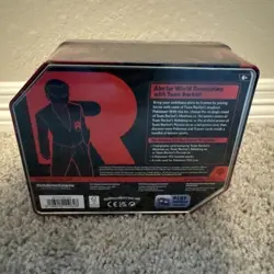Pokemon Tcg Destined Rivals Team Rocket Tin - Nidoking New Sealed - Image 3