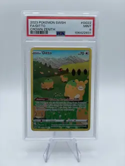 2023 Pokemon SWSH - Crown Zenith - Ditto #GG22 - Galarian Gallery - PSA 9 Mint - Image 2