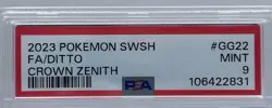 2023 Pokemon SWSH - Crown Zenith - Ditto #GG22 - Galarian Gallery - PSA 9 Mint - Image 4