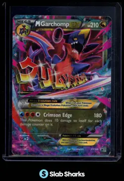 2016 POKEMON XY PROMOS #XY168 MEGA GARCHOMP EX PREMIUM COLLECTION - Image 1