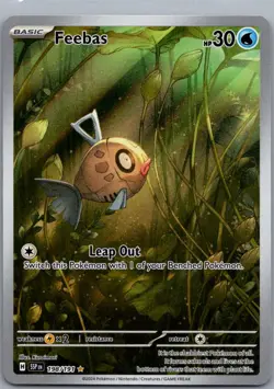 2024 Pokemon Feebas Illustration Rare SV08: Surging Sparks 198/191 NM - Image 1