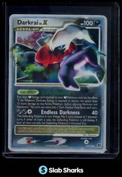 2008 POKEMON DIAMOND & PEARL GREAT ENCOUNTERS #104/106 DARKRAI LV.X ULTRA RARE - Image 1