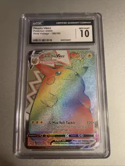CGC 10 Pikachu VMAX 188/185 Pokemon 2020 Vivid Voltage - Image 1