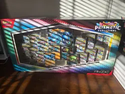Pokemon Prismatic Evolutions Lucario ex & Tyranitar ex Premium Collection - Image 1