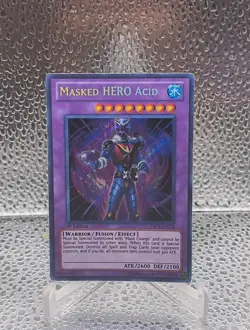 Yu-Gi-Oh! TCG - MASKED HERO ACID - PRC1-EN018 - SECRET 1ST ED - Premium Collec. - Image 1
