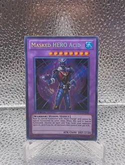 Yu-Gi-Oh! TCG - MASKED HERO ACID - PRC1-EN018 - SECRET 1ST ED - Premium Collec. - Image 2