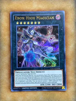 Yugioh Ebon High Magician CT13-EN004 Ultra Rare Limited Edition NM - Image 1