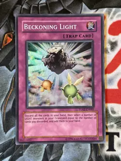 1x Yu-Gi-Oh! Beckoning Light - TU02-EN005 - Super Rare - NM - Image 1