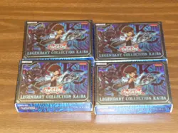 YU-GI-OH KONAMI LEGENDARY COLLECTION KAIBA BOX LOT OF 4 SEALED BOXES - Image 1