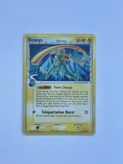 Pokemon TCG Deoxys Delta Species 6/110 EX Holon Phantoms 2006 Reverse Holo Card - Image 1