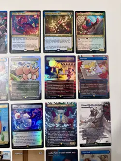 Magic The Gathering Universes Beyond Unique 16 Card Lot. 7 Foil. NM - Image 3