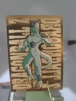 1999 Dragon Ball Z Frieza Gold Foil Card #G6 Great Condition - Image 4