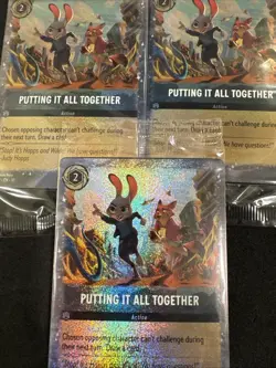 3 Lorcana Putting It All Together 27/P3 Cinemark Promo Card Zootopia 2 Disney - Image 2