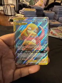 Pokemon TCG Slowpoke and Psyduck GX Tag Team Card Near Mint See Pics - Image 1