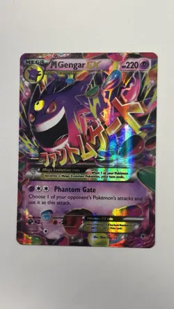 M Gengar EX Holo Card 35/119 XY-Phantom Forces Moderately Played Condition - Image 1