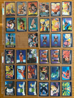Dragon Ball Z 35 card lot Heroes Collection 7 prism 28 non-prism - Image 1